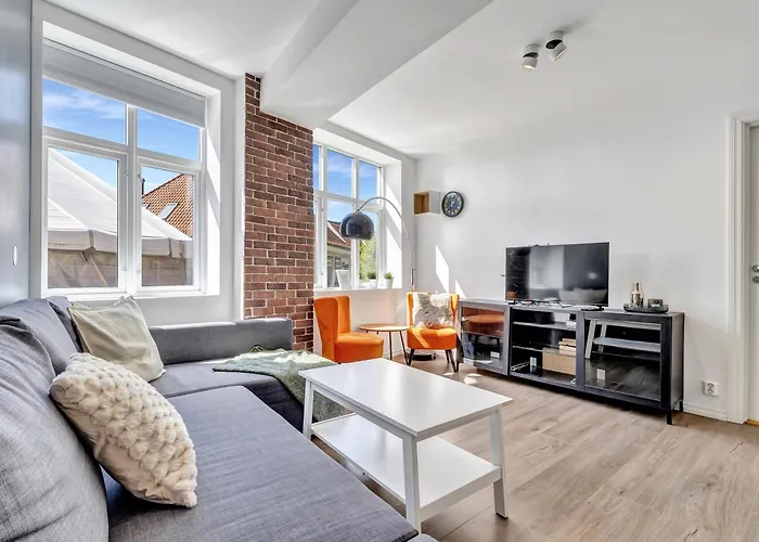 Modern Apartment By Bergen Harbor